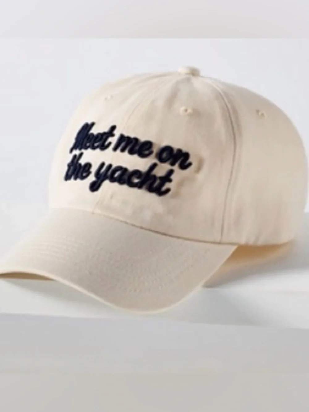 Anthropologie WORN/WEST MEET ME ON THE YACHT BASEBALL CAP. NWT.